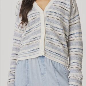Splendid- Addison Stripe Cardigan -NWT - Size Small